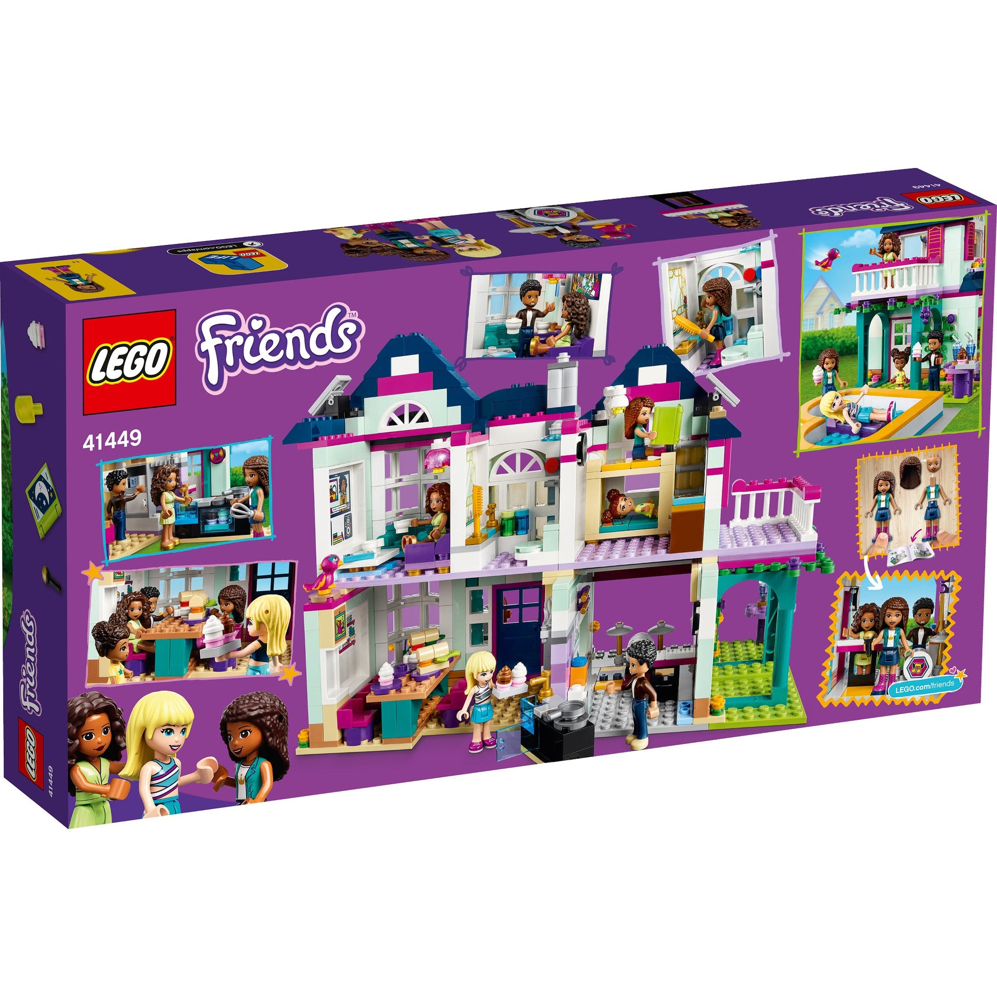 LEGO® Friends™ Andreas Family House - Đồ Chơi Lắp Ráp Nhà Của Gia Đình Andrea - LEGO 41449 - Góc nhìn khác 3