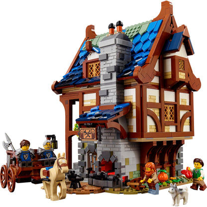 LEGO® Ideas Medieval Blacksmith - Đồ chơi lắp ráp mô hình Thợ rèn Trung cổ (21325) - LEGO - Góc nhìn khác 3