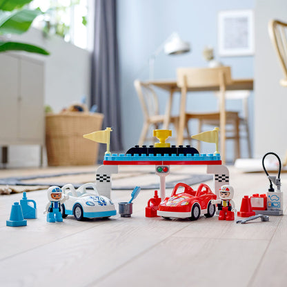 LEGO® DUPLO™ Town Race Cars - Bộ Đồ Chơi Xe Đua Sáng Tạo - LEGO 10947 LEGO - ảnh 4 - LEGO DUPLO