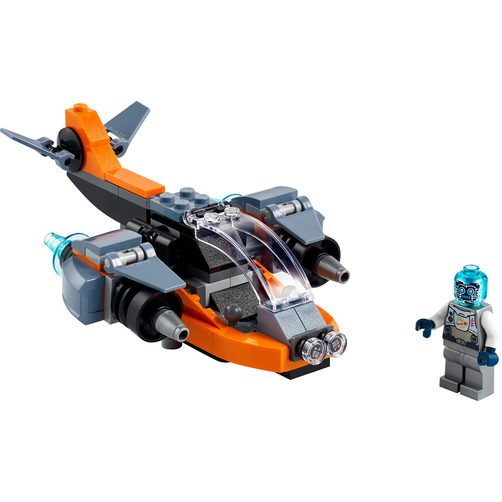 LEGO® Creator 3-in-1 Cyber Drone Đồ chơi lắp ráp Không gian 3 trong 1 (31111) - Hình ảnh chi tiết 2