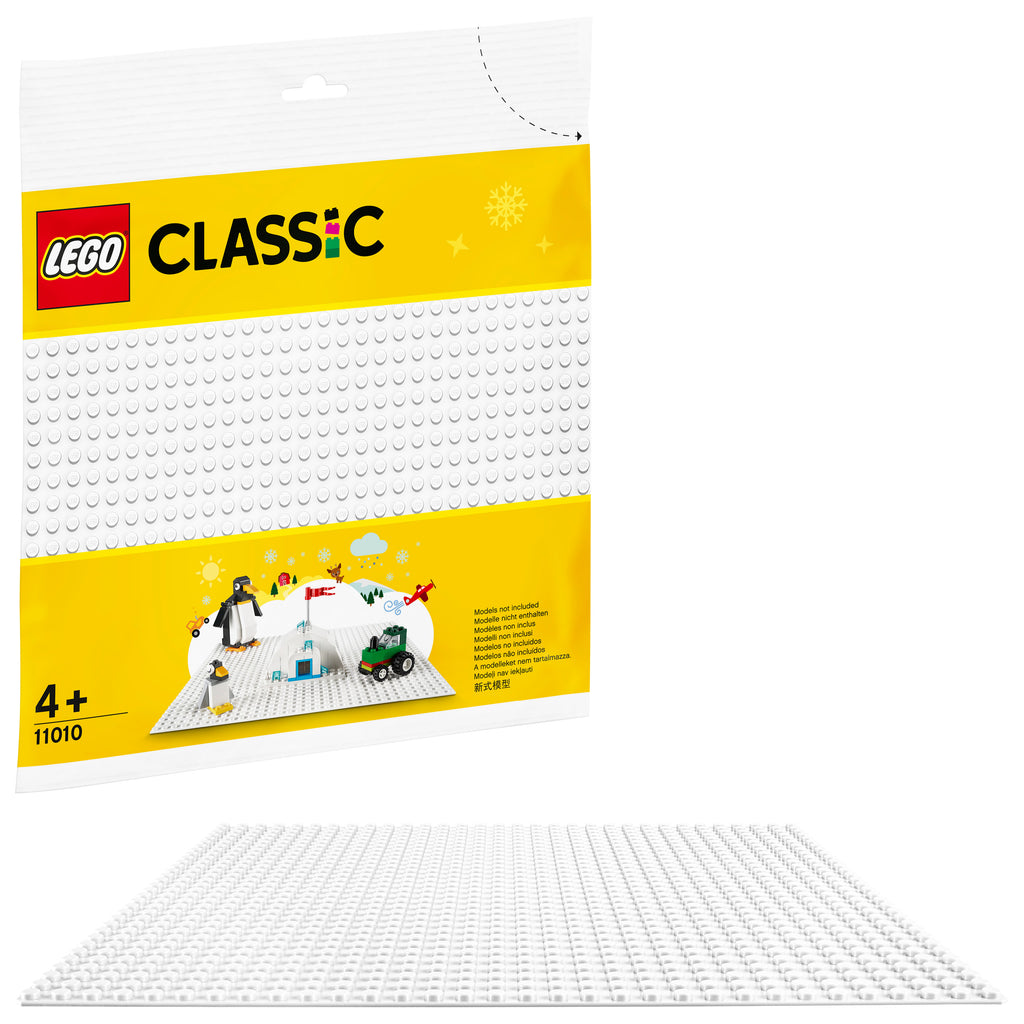 LEGO® Classic White Baseplate - Tấm Nền Xây Dựng Trắng - LEGO 11010 - Hình ảnh bổ sung 5