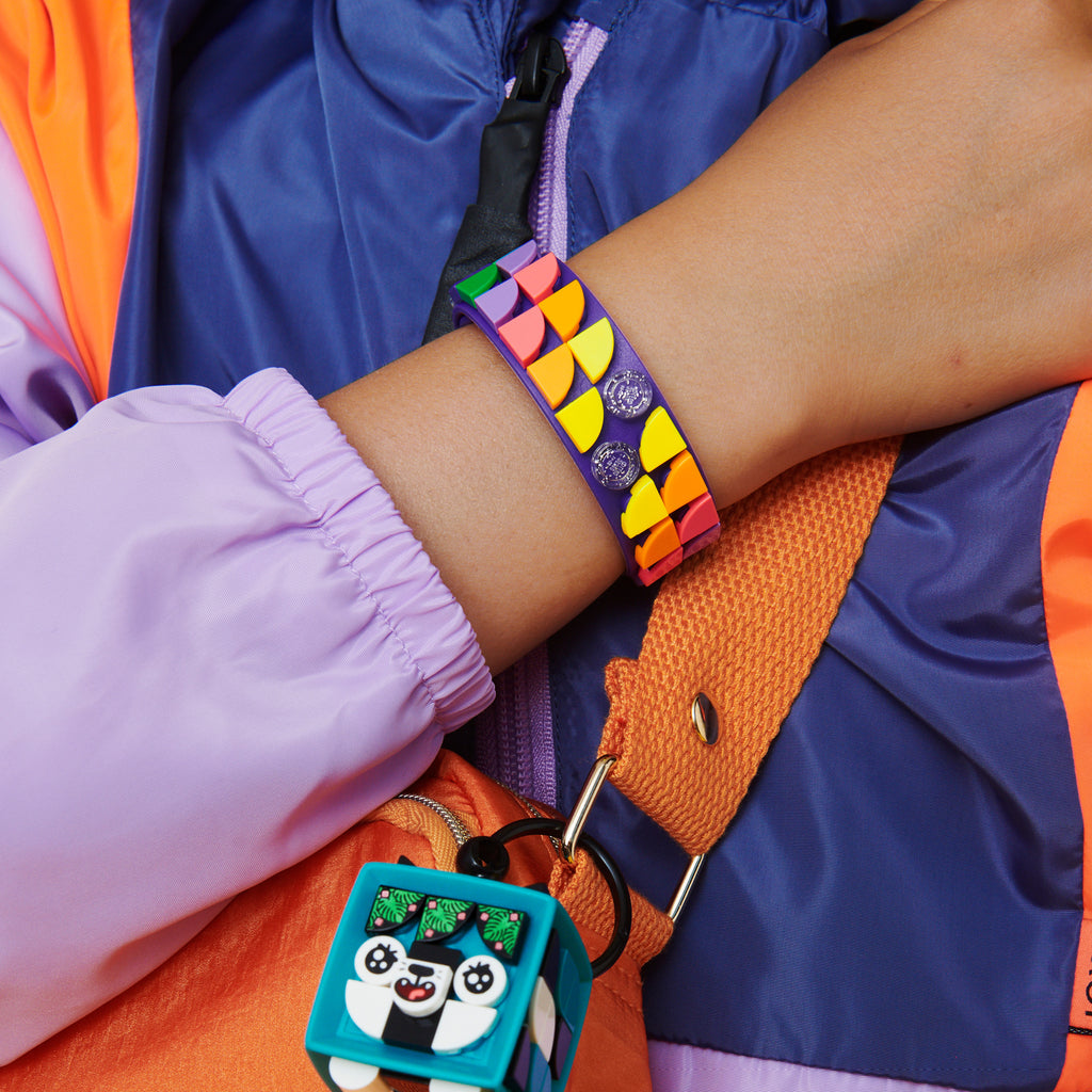 LEGO® DOTS™ Neon Tiger Bracelet & Bag Tag (41945) - Đồ Chơi Thủ Công Sáng Tạo LEGO - Hình ảnh bổ sung 4
