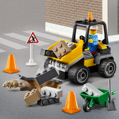 LEGO® City Roadwork Truck Xe Công Trình Đồ Chơi Lắp Ráp LEGO 60284 - Hình ảnh bổ sung 6