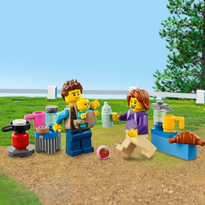 LEGO® City Holiday Camper Van - Đồ Chơi Lắp Ráp Xe Cắm Trại Nghỉ Dưỡng - LEGO 60283 - Hình ảnh bổ sung 8