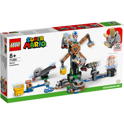 LEGO® Super Mario Reznor Knockdown Expansion Set - Bộ Đồ Chơi Mở Rộng 862 Mảnh (71390) - Góc nhìn khác 3