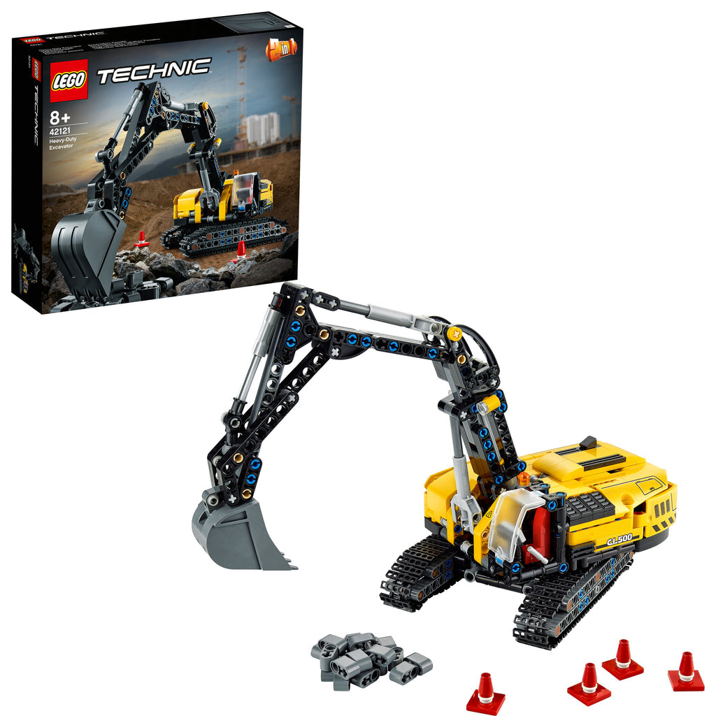 LEGO® Technic™ Heavy-Duty Excavator - Mô hình Xe Máy Xúc Hạng Nặng 2-trong-1 - LEGO 42121 LEGO - ảnh 6 - LEGO® Technic™