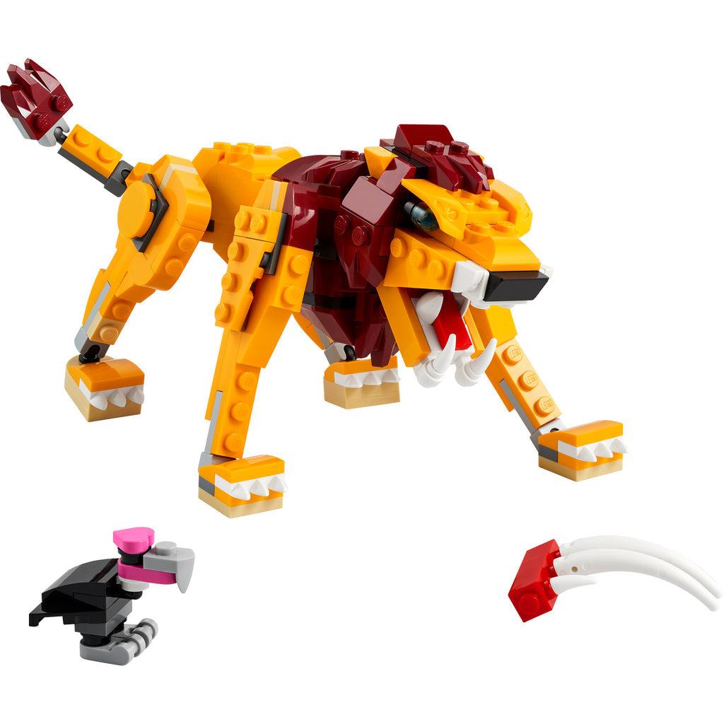 LEGO® Creator 3-in-1 Wild Lion - Đồ Chơi Lắp Ráp 3 Trong 1 - LEGO 31112 - Hình ảnh chi tiết 2