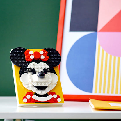 LEGO® Brick Sketches™ Minnie Mouse - Chân dung 3D Disney - LEGO 40457 - Góc nhìn khác 3