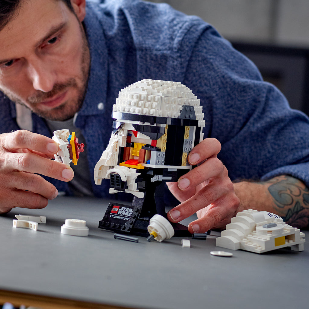 LEGO® Star Wars™ Stormtrooper™ Helmet - Mô hình lắp ráp Mũ bảo hiểm Lính Stormtrooper - LEGO 75276 - Hình ảnh bổ sung 4