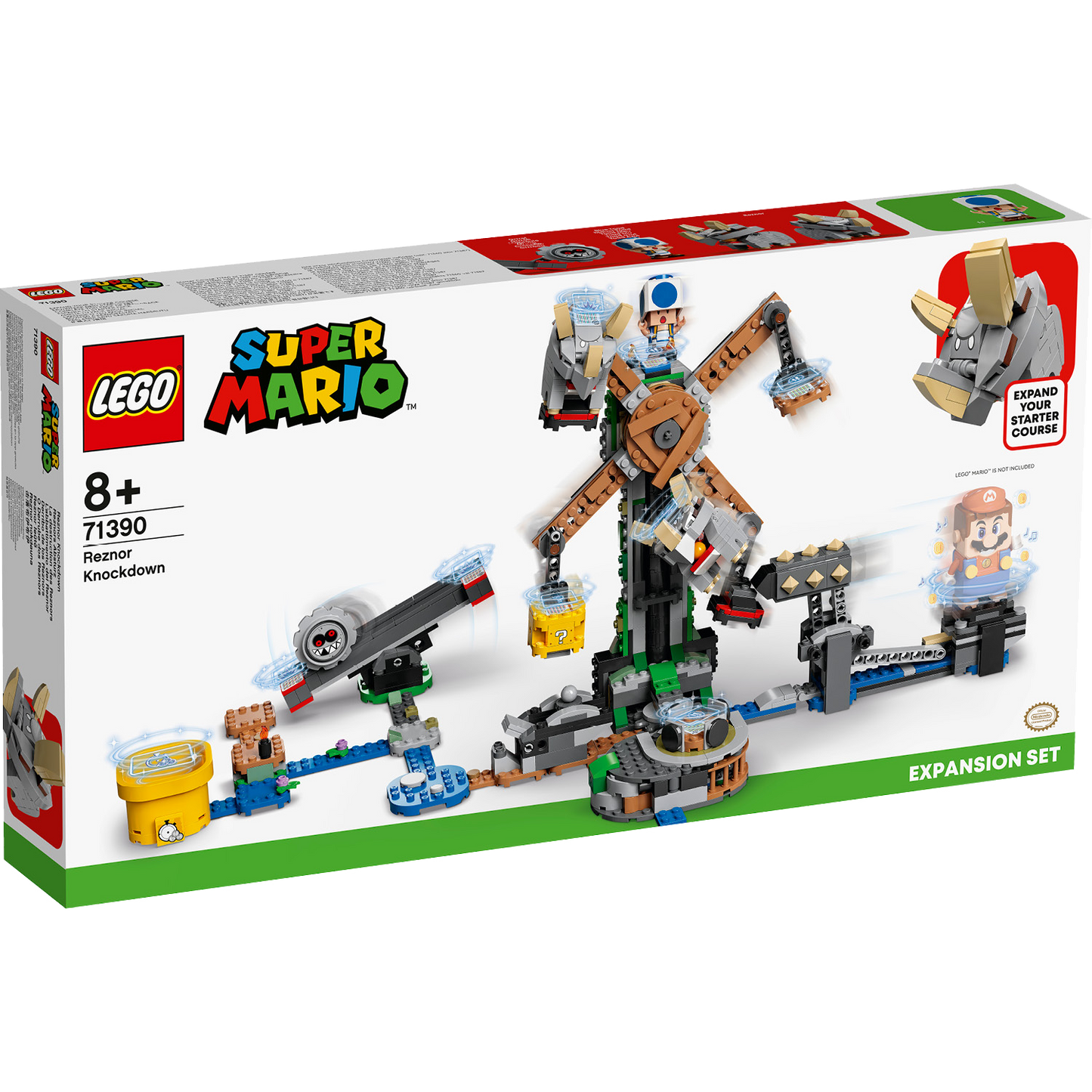 LEGO® Super Mario Reznor Knockdown Expansion Set - Bộ Đồ Chơi Mở Rộng 862 Mảnh (71390) - Hình ảnh sản phẩm