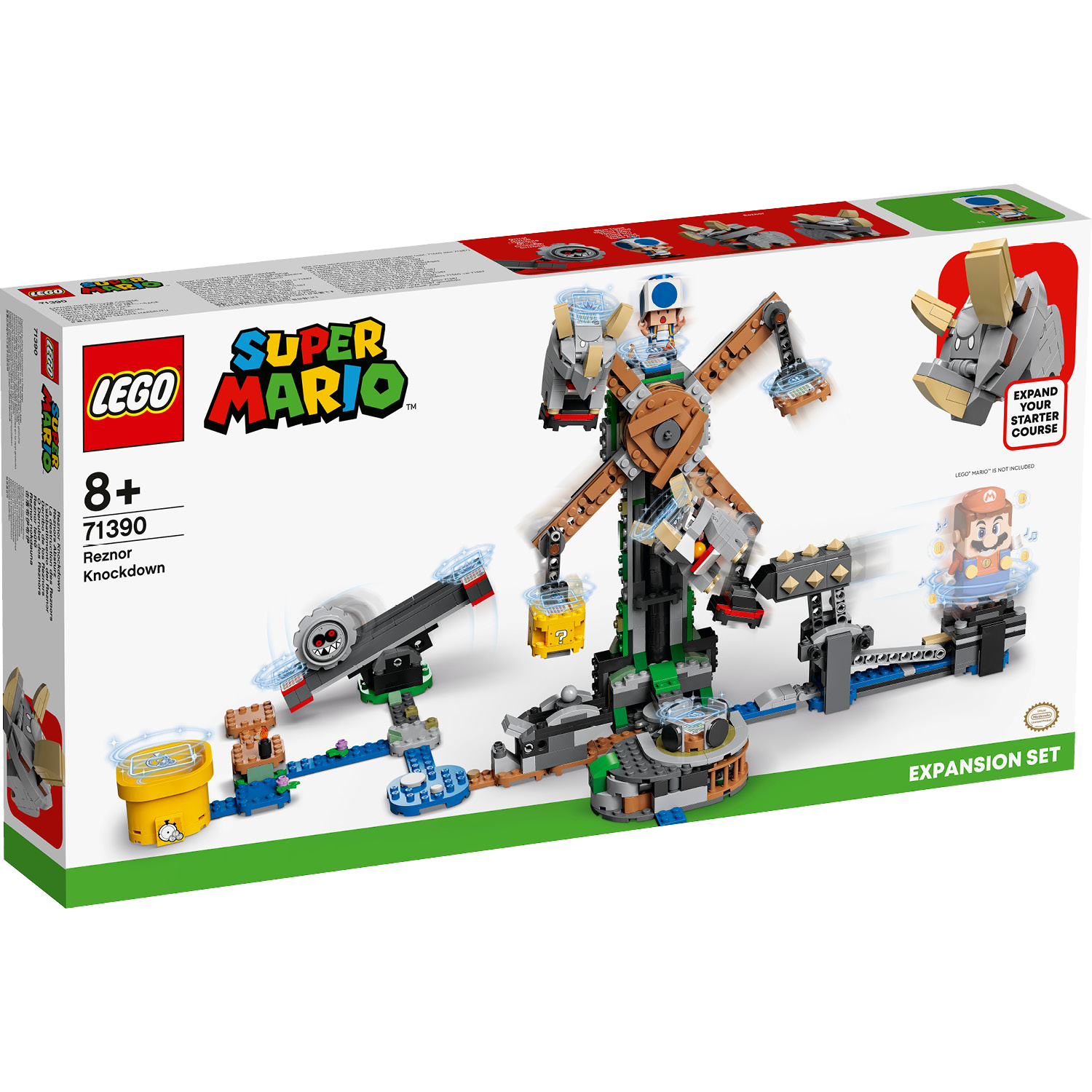 LEGO® Super Mario Reznor Knockdown Expansion Set - Bộ Đồ Chơi Mở Rộng 862 Mảnh (71390) - Hình ảnh sản phẩm