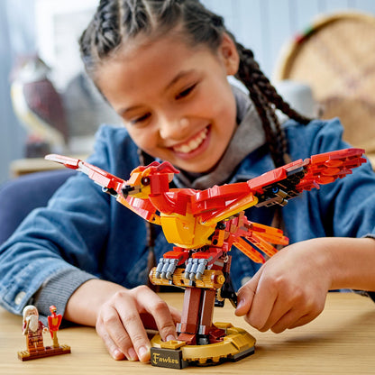 LEGO® Harry Potter Fawkes, Dumbledore’s Phoenix - Mô Hình Lắp Ráp Phượng Hoàng - LEGO 76394 - Hình ảnh bổ sung 4