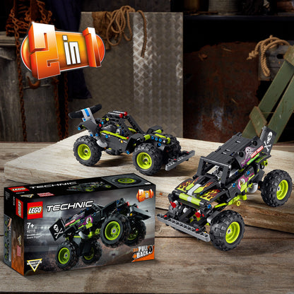 LEGO® Technic™ Monster Jam Grave Digger® - Đồ Chơi Lắp Ráp Xe Tải Quái Vật 42118 - Góc nhìn khác 3