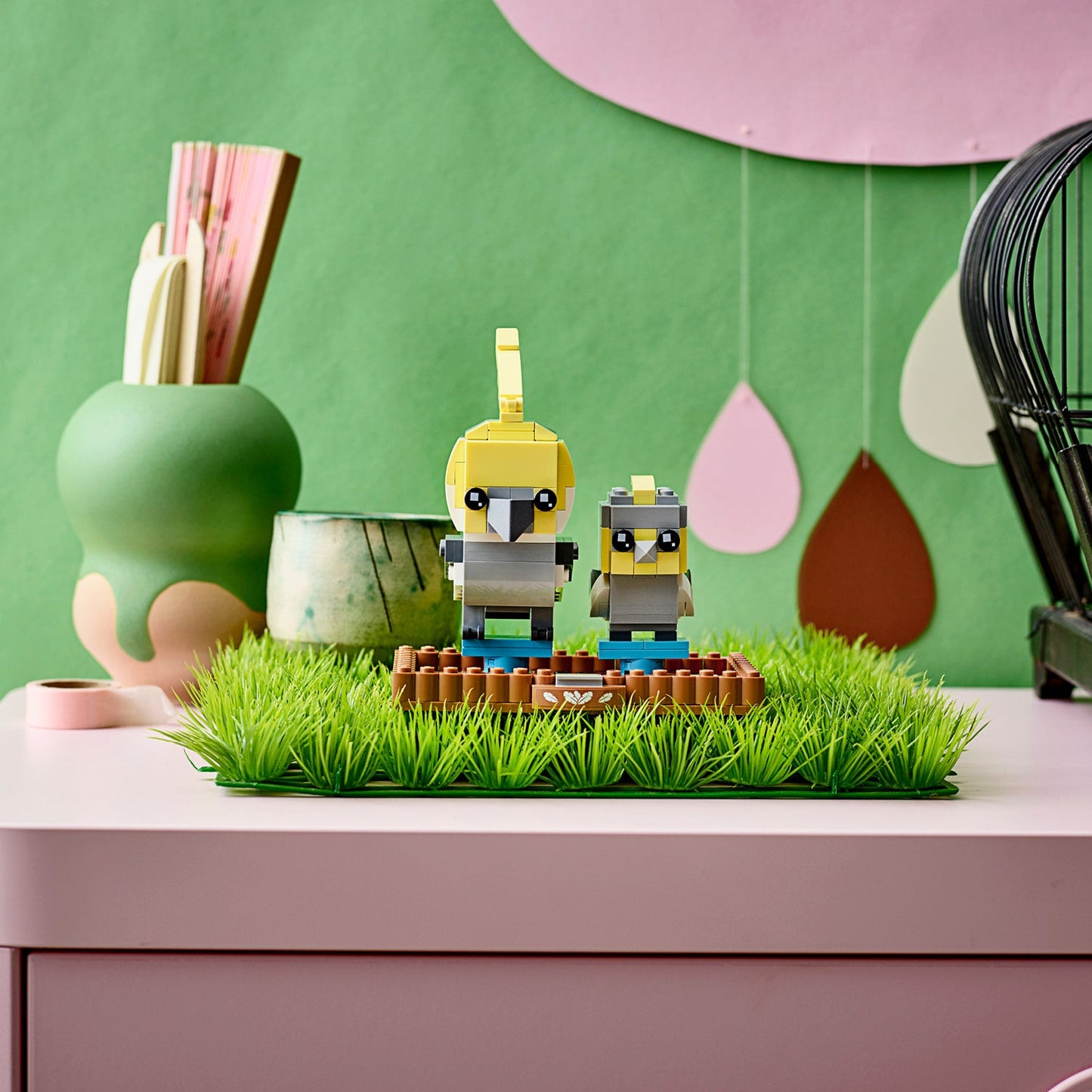 LEGO® BrickHeadz™ Cockatiel - Đồ Chơi Lắp Ráp Vẹt Úc - LEGO 40481 - Góc nhìn khác 3
