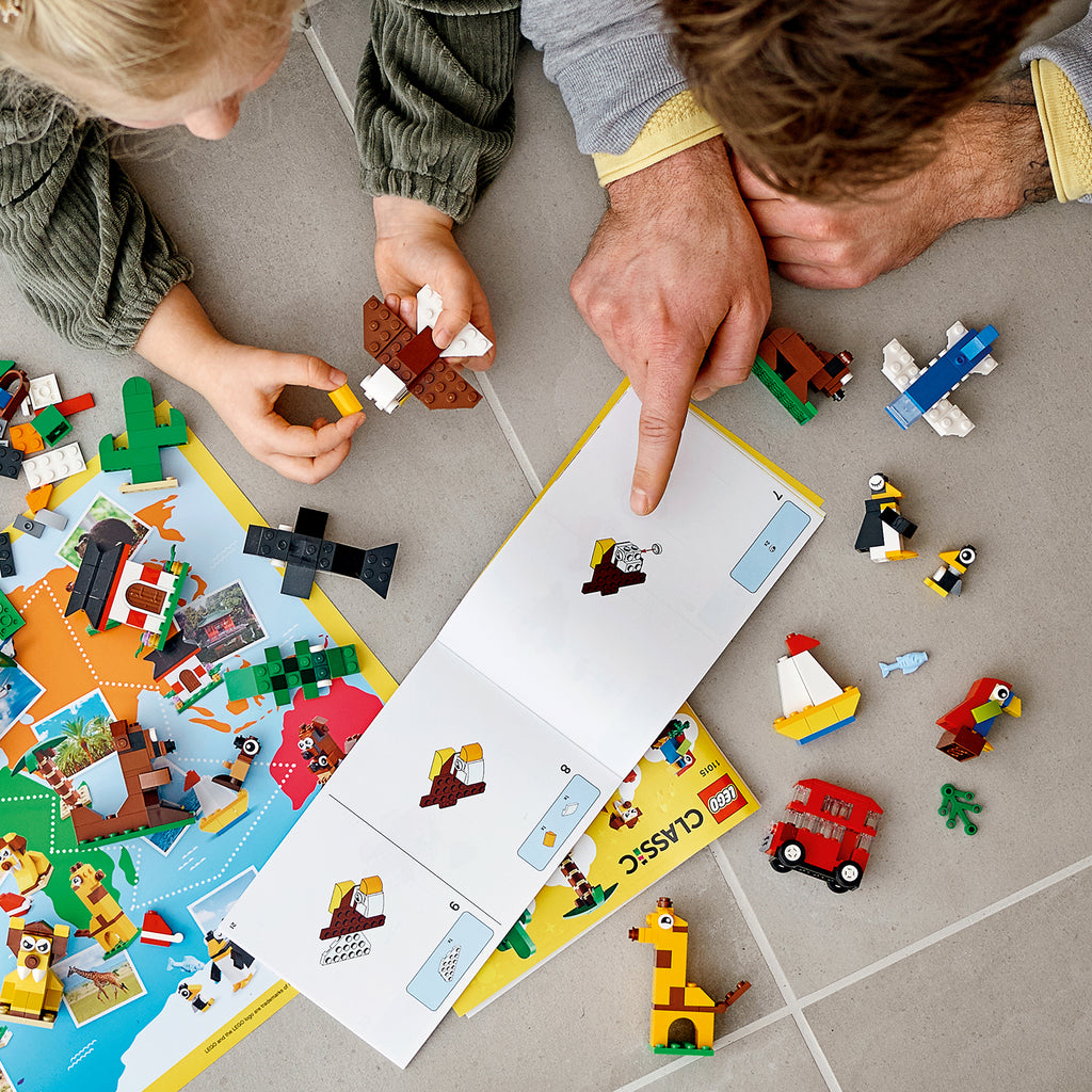 LEGO® Classic Around the World - Bộ đồ chơi lắp ráp sáng tạo - LEGO 11015 - Hình ảnh bổ sung 5