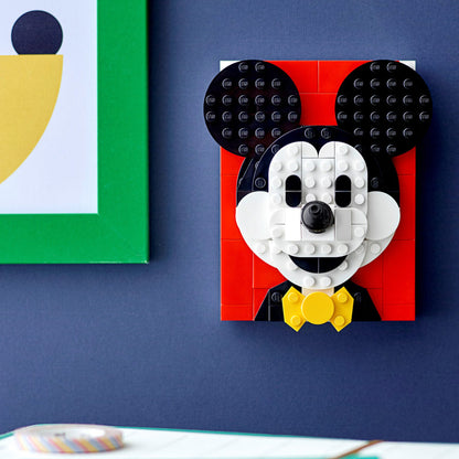 LEGO® Brick Sketches™ Mickey Mouse - Tranh Lắp Ráp 3D Disney 40456 - Hình ảnh bổ sung 5
