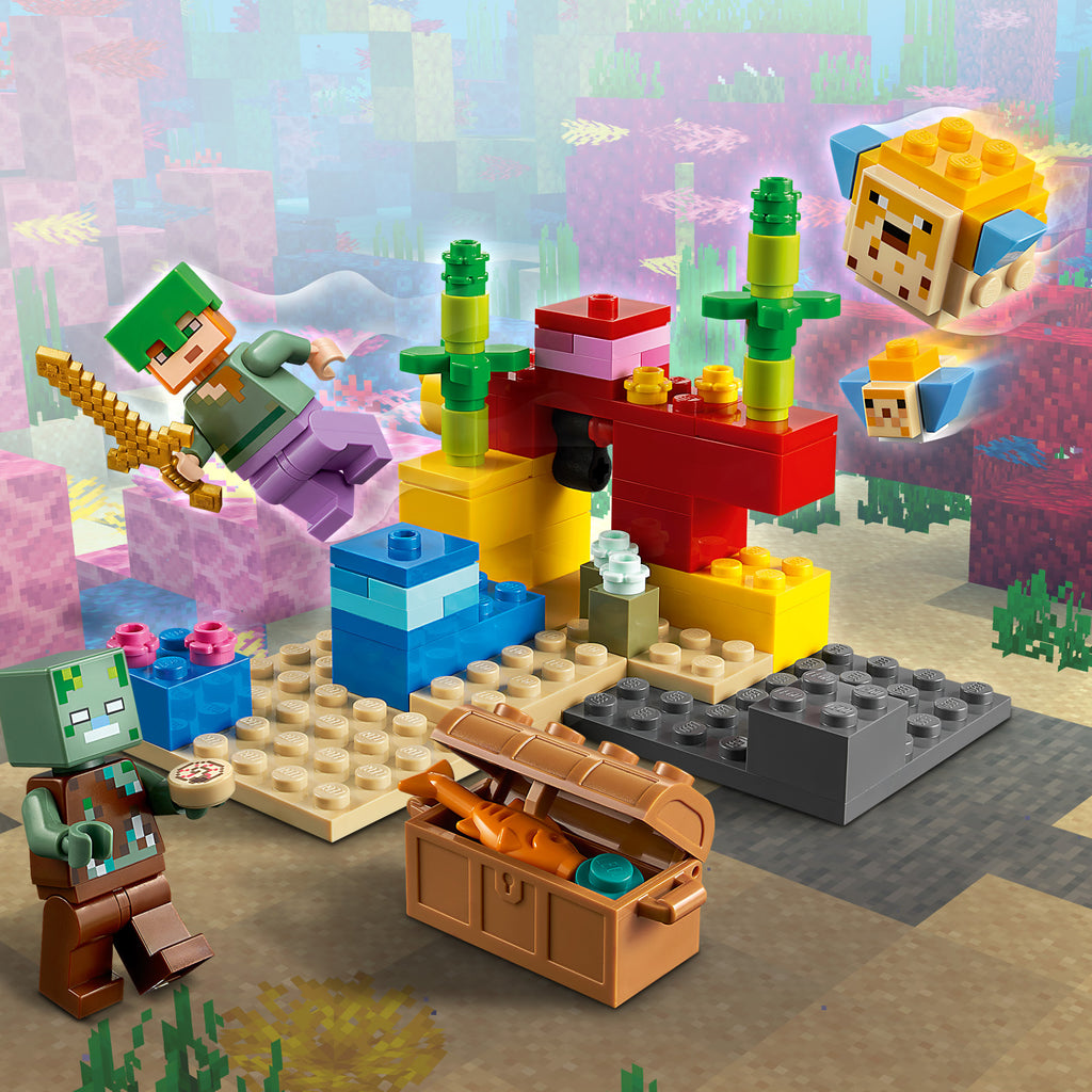 LEGO® Minecraft® The Coral Reef - Đồ Chơi Lắp Ráp Rặng San Hô LEGO 21164 - Hình ảnh bổ sung 8