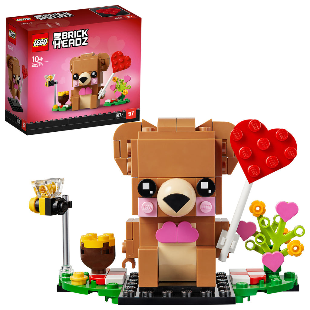 LEGO® BrickHeadz™ Valentines Bear - Đồ Chơi Lắp Ráp Gấu Valentine - LEGO 40379 - Hình ảnh bổ sung 5