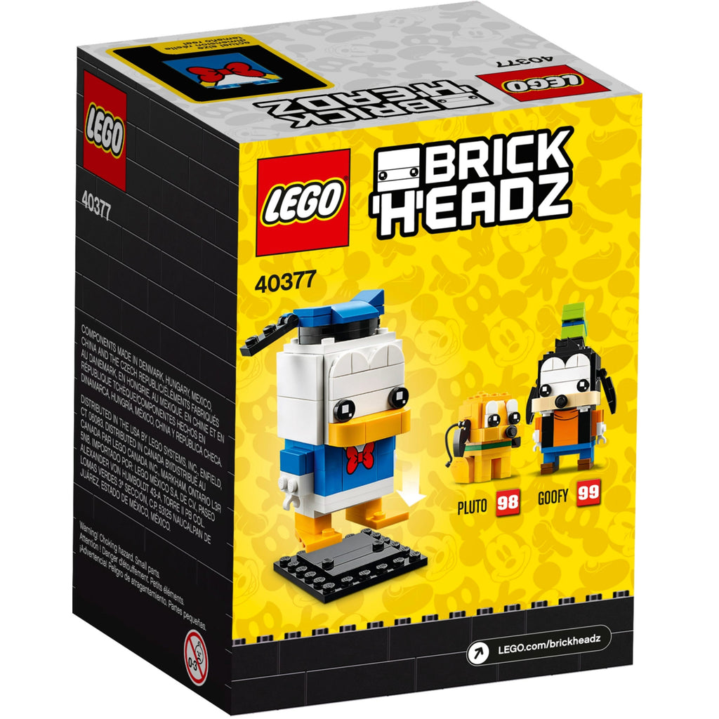 LEGO® BrickHeadz™ Donald Duck - Mô hình lắp ráp Vịt Donald #40377 - Hình ảnh bổ sung 5