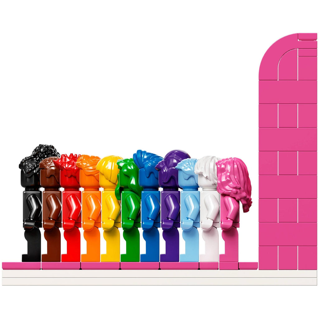 LEGO® Everyone is Awesome - Bộ Lắp Ráp Mô Hình Cầu Vồng Tôn Vinh Sự Đa Dạng - LEGO Icons 40516 LEGO - ảnh 1 - LEGO Sets
