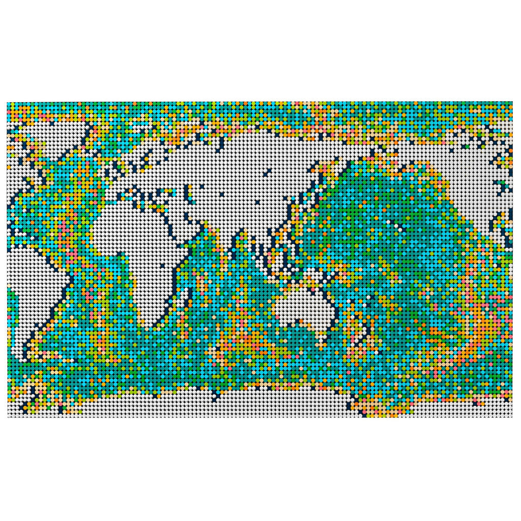 LEGO® Art World Map - Bản đồ thế giới lắp ráp 11.695 chi tiết - LEGO 31203