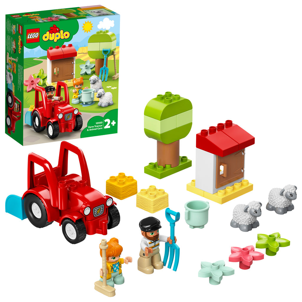 LEGO® DUPLO™ Farm Tractor & Animal Care - Xe Kéo Nông Trại & Chăm Sóc Thú Nuôi - LEGO 10950