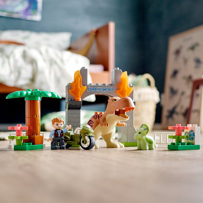 LEGO® DUPLO™ T. rex and Triceratops Dinosaur Breakout - Đồ chơi lắp ráp khủng long LEGO 10939 - Hình ảnh bổ sung 5