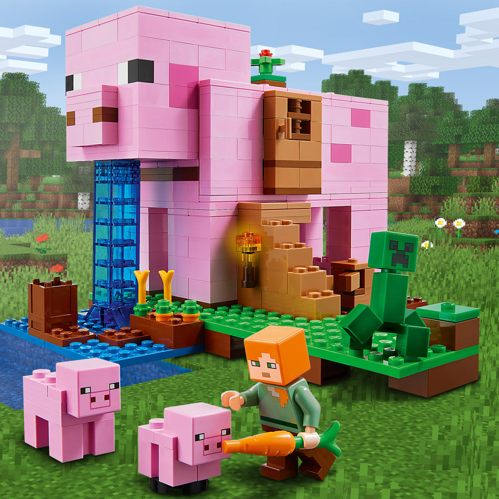 LEGO® Minecraft® The Pig House - Đồ Chơi Lắp Ráp Ngôi Nhà Hình Heo - LEGO 21170