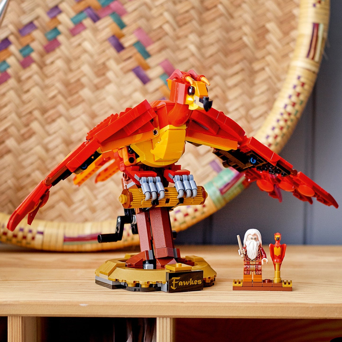 LEGO® Harry Potter Fawkes, Dumbledore’s Phoenix - Mô Hình Lắp Ráp Phượng Hoàng - LEGO 76394 - Hình ảnh bổ sung 5