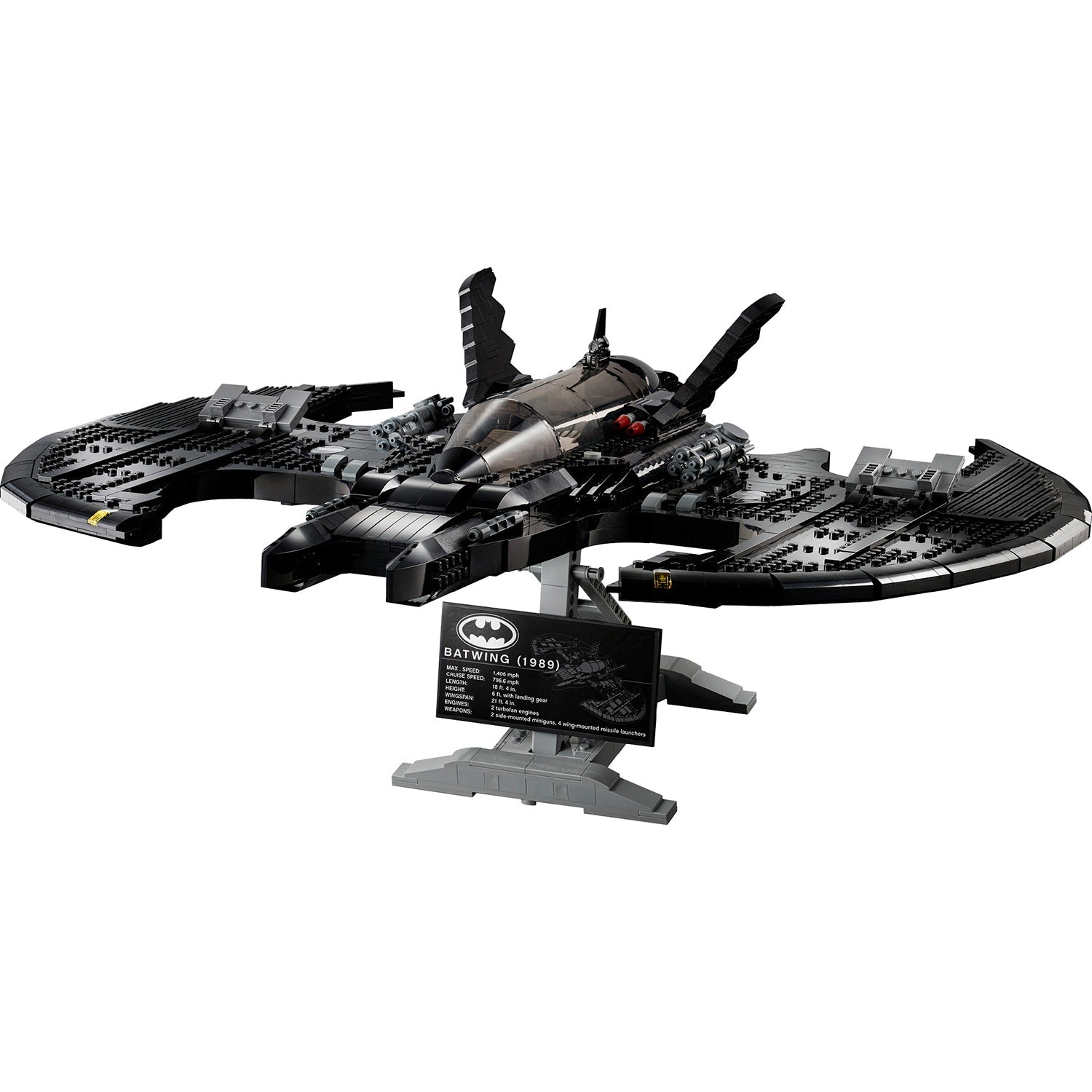 LEGO® DC Batman 1989 Batwing - Mô hình lắp ráp phi cơ Batwing cho người lớn - LEGO 76161 - Hình ảnh bổ sung 4