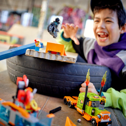 LEGO® City Stunt Show Truck Xe Tải Biểu Diễn Mô Tô Mạo Hiểm 60294 - Hình ảnh bổ sung 5