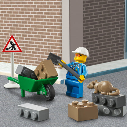 LEGO® City Roadwork Truck Xe Công Trình Đồ Chơi Lắp Ráp LEGO 60284 - Góc nhìn khác 3