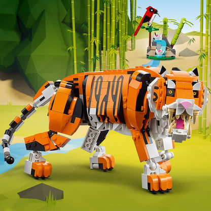 LEGO® Creator 3-in-1 Majestic Tiger - Bộ Lắp Ráp Hổ Uy Nghi 31129 - LEGO LEGO - ảnh 3 - Lego