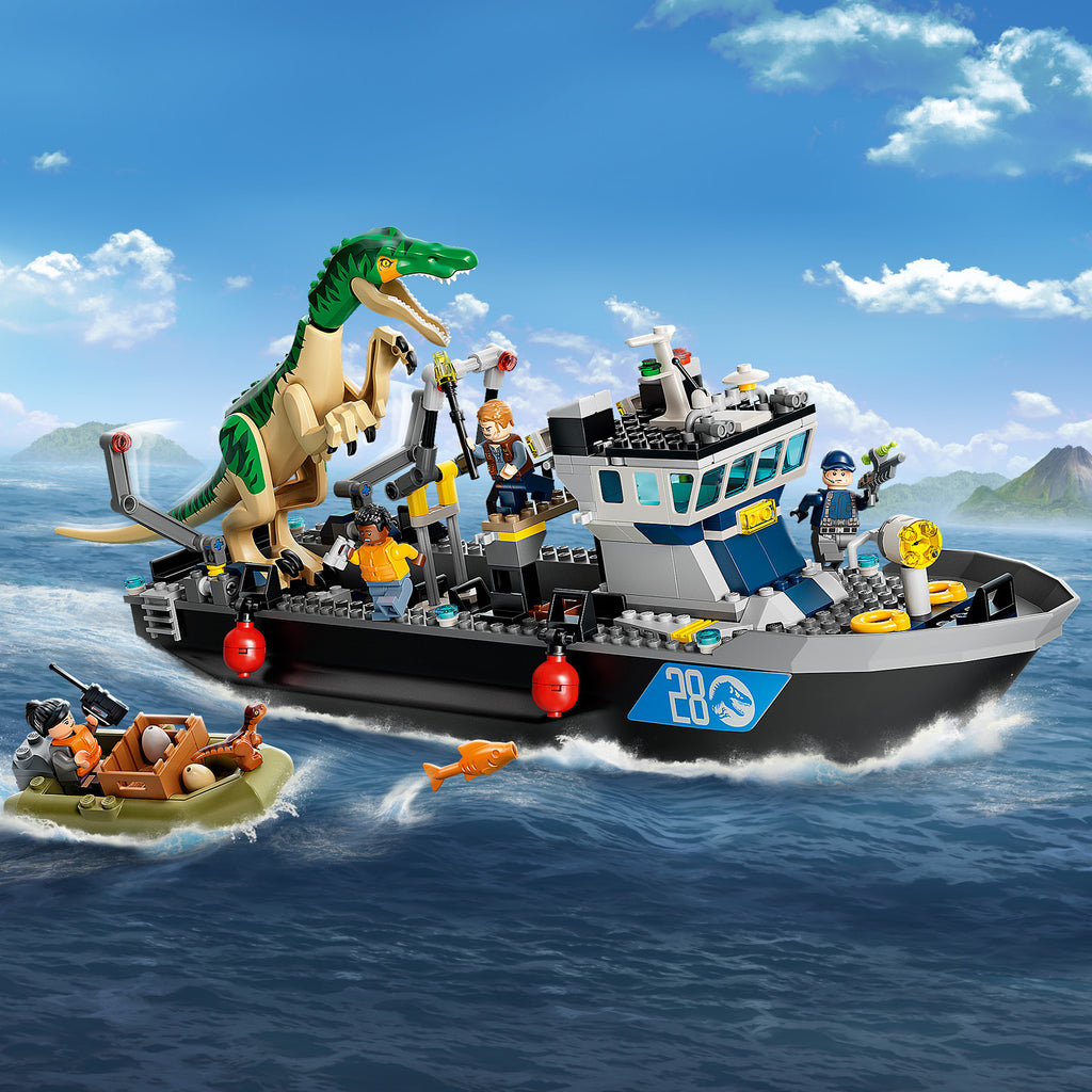 LEGO® Jurassic World Baryonyx Dinosaur Boat Escape - Đồ Chơi Lắp Ráp Thuyền Thoát Hiểm Khủng Long 76942 - Hình ảnh bổ sung 6