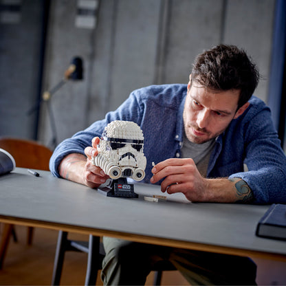 LEGO® Star Wars™ Stormtrooper™ Helmet - Mô hình lắp ráp Mũ bảo hiểm Lính Stormtrooper - LEGO 75276 - Hình ảnh bổ sung 6