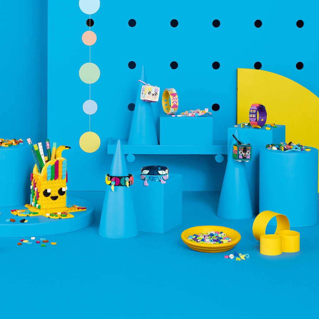 LEGO® DOTS™ Neon Tiger Bracelet & Bag Tag (41945) - Đồ Chơi Thủ Công Sáng Tạo LEGO LEGO - ảnh 3 - Lego