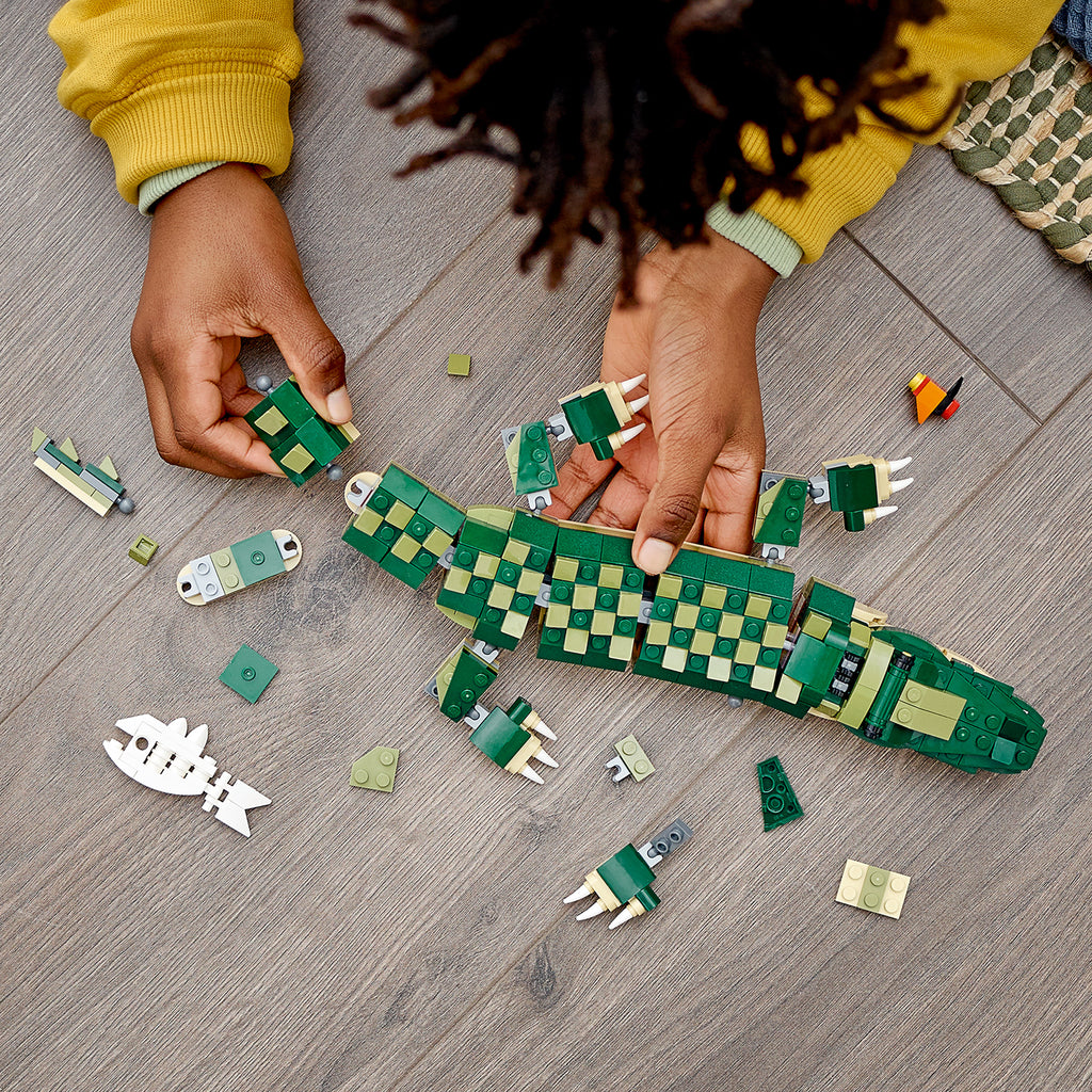 LEGO® Creator 3-in-1 Crocodile - Đồ Chơi Lắp Ráp Cá Sấu 3 Trong 1 - LEGO 31121 - Hình ảnh bổ sung 6