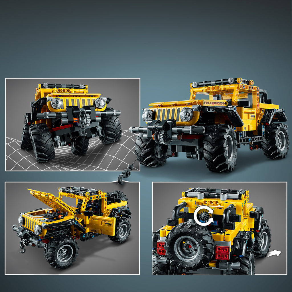 LEGO® Technic™ Jeep® Wrangler - Đồ Chơi Lắp Ráp Xe Địa Hình Jeep Wrangler Rubicon (42122) - Hình ảnh bổ sung 6