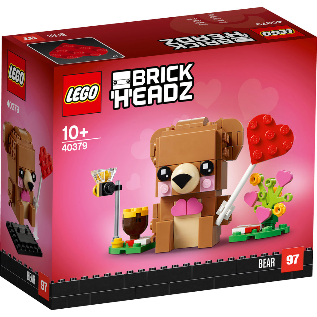LEGO® BrickHeadz™ Valentines Bear - Đồ Chơi Lắp Ráp Gấu Valentine - LEGO 40379 - Hình ảnh bổ sung 6