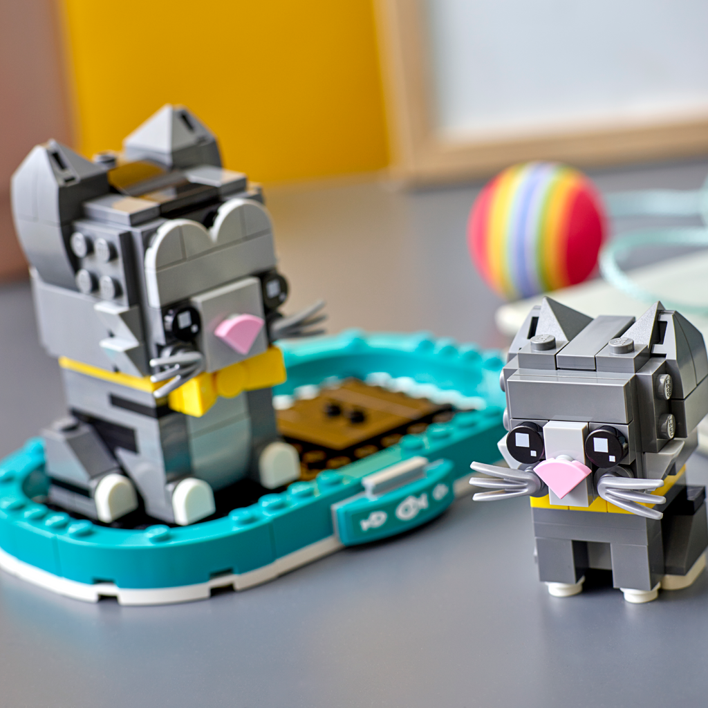 LEGO® BrickHeadz™ Shorthair Cat - Đồ Chơi Lắp Ráp Mèo Lông Ngắn - LEGO 40441 LEGO - ảnh 1 - Lego BrickHeadz