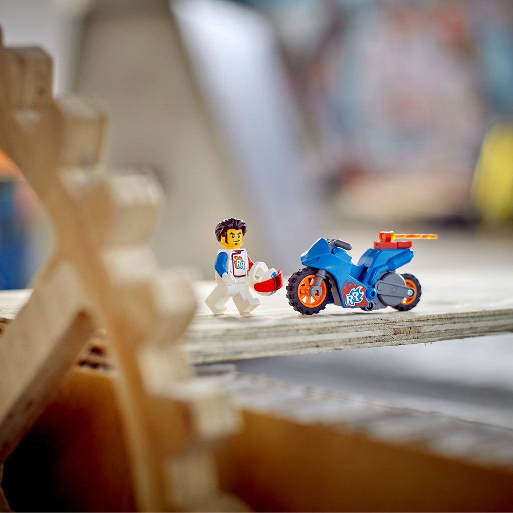 LEGO® City Rocket Stunt Bike - Đồ chơi lắp ráp Mô tô Nhào lộn Stuntz 60298 - Hình ảnh bổ sung 7