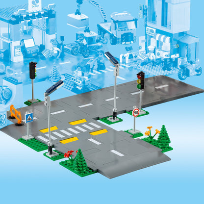LEGO® City Road Plates - Bộ Miếng Ghép Lộ Trình Thành Phố - LEGO 60304 - Hình ảnh bổ sung 6
