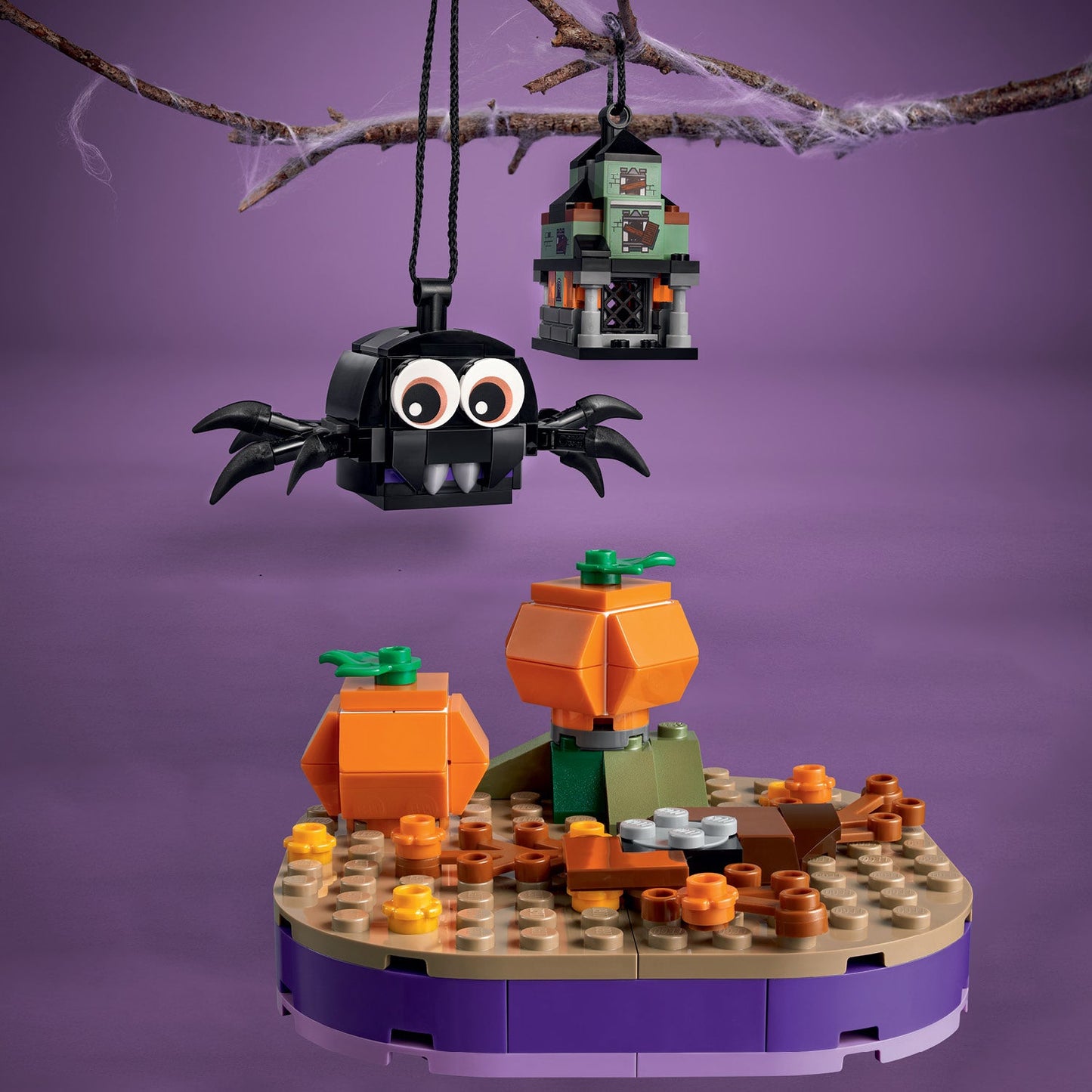 LEGO® Spider & Haunted House Pack - Bộ Đồ Chơi Lắp Ráp Trang Trí Halloween LEGO 40493 LEGO - ảnh 2 - Lego