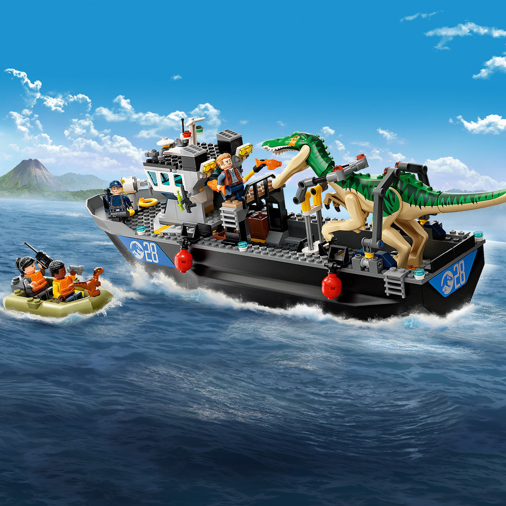 LEGO® Jurassic World Baryonyx Dinosaur Boat Escape - Đồ Chơi Lắp Ráp Thuyền Thoát Hiểm Khủng Long 76942 LEGO - ảnh 1 - LEGO