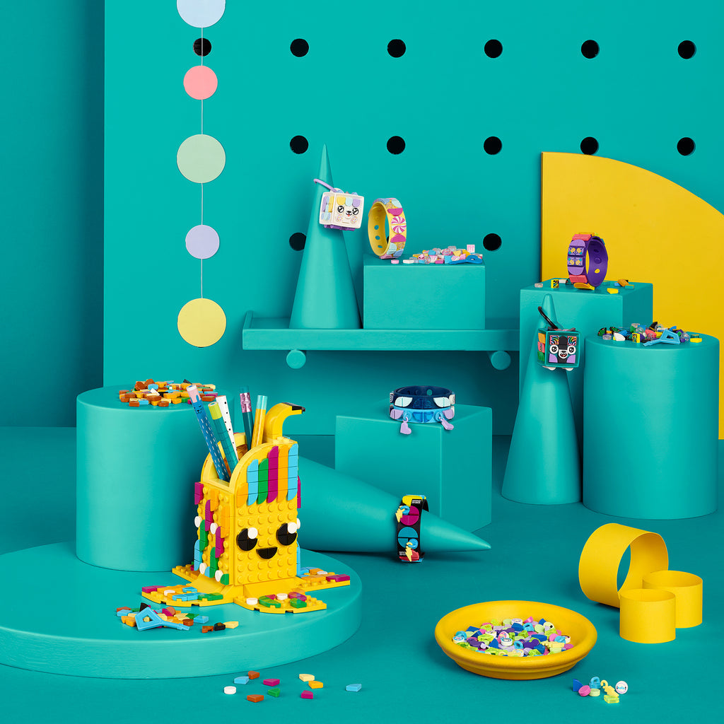 LEGO® DOTS™ Neon Tiger Bracelet & Bag Tag (41945) - Đồ Chơi Thủ Công Sáng Tạo LEGO LEGO - ảnh 4 - Lego