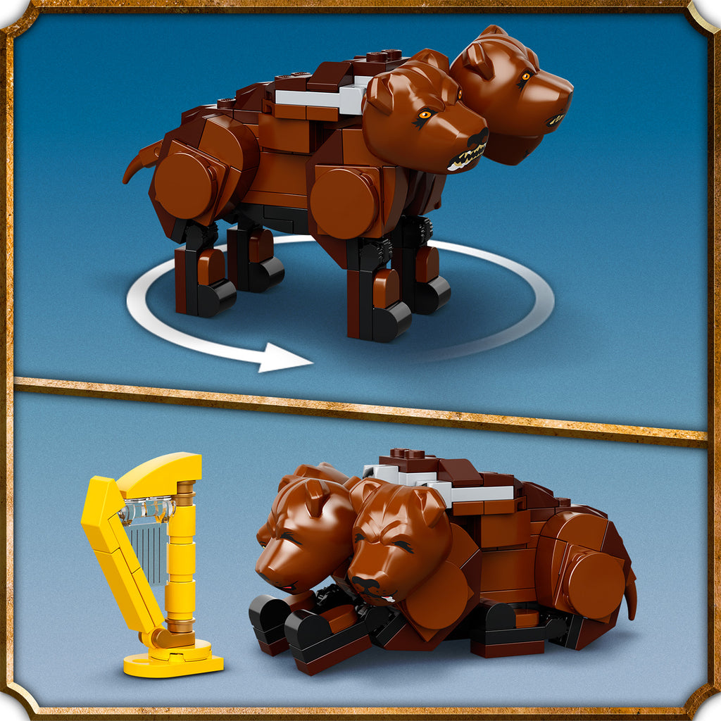 LEGO® Harry Potter™ Hogwarts™: Fluffy Encounter - Đồ Chơi Lắp Ráp Chó 3 Đầu - LEGO 76387 - Hình ảnh bổ sung 7