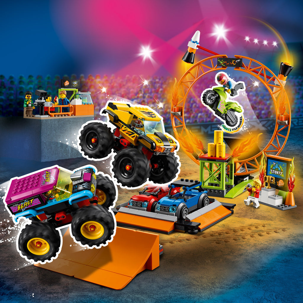 LEGO® City Stunt Show Arena - Đấu Trường Biểu Diễn Mô Tô Mạo Hiểm - LEGO 60295