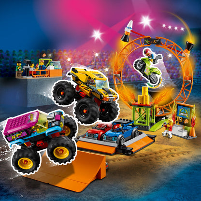 LEGO® City Stunt Show Arena - Đấu Trường Biểu Diễn Mô Tô Mạo Hiểm - LEGO 60295