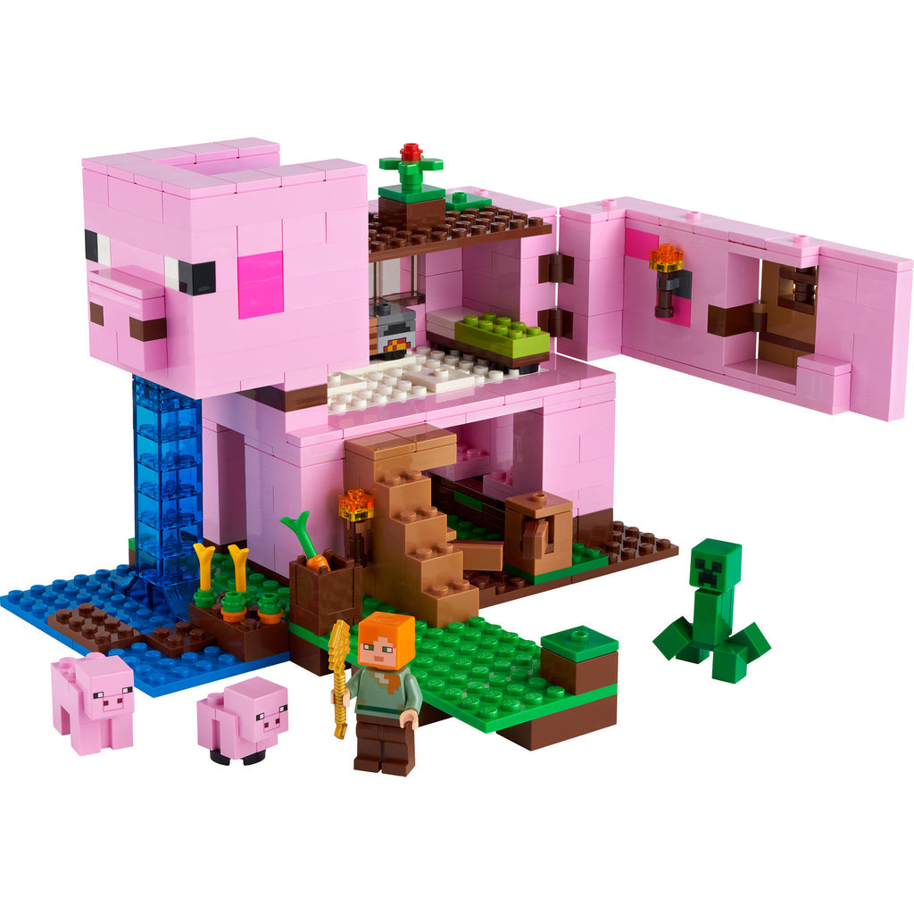 LEGO® Minecraft® The Pig House - Đồ Chơi Lắp Ráp Ngôi Nhà Hình Heo - LEGO 21170 - Hình ảnh chi tiết 2