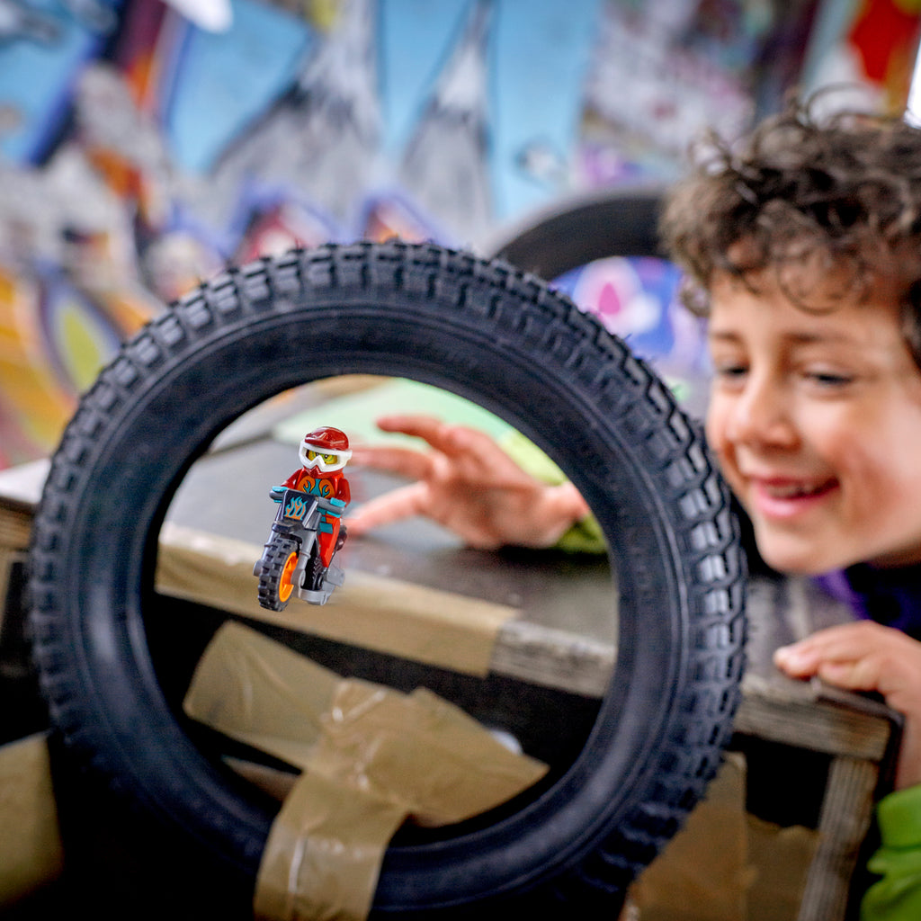 LEGO® City Fire Stunt Bike Mô Tô Nhào Lộn Cứu Hỏa LEGO 60311 LEGO - ảnh 1 - LEGO City Stuntz